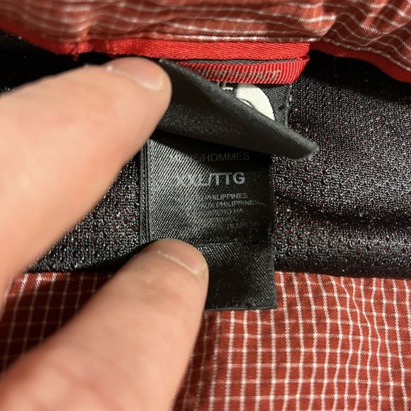 The North Face Shirt Mens XXL Plaid Short Sleeve Button Up Red Checkered - Picture 5 of 11